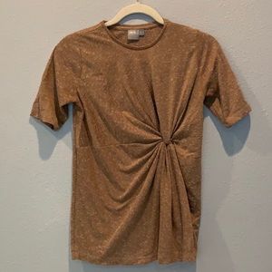 ASOS Maternity Heathered Brown Twist Top 4